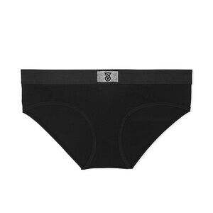 Victorias Secret Logo Cotton Shine Patch Hiphugger Panty Underwear. NWT